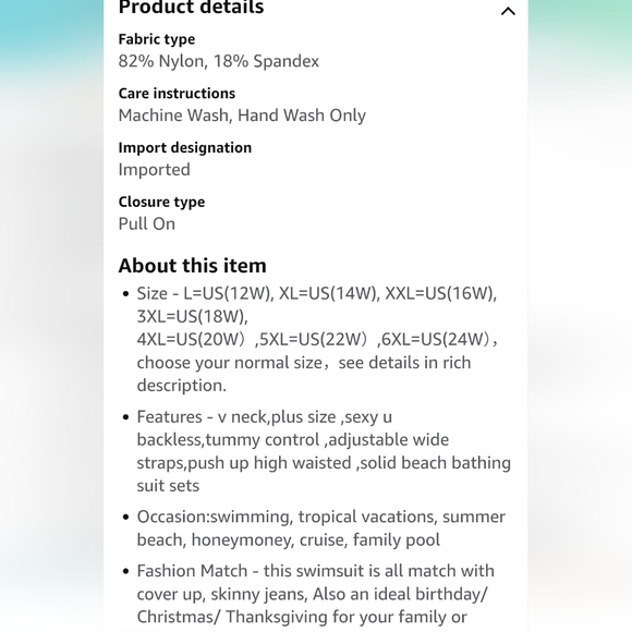 One Piece Mesh Panel Tummy Control Swimsuit - Picture 6 of 6